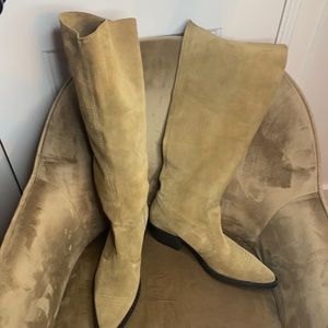 Zara suede boots. Size 8. Worn once